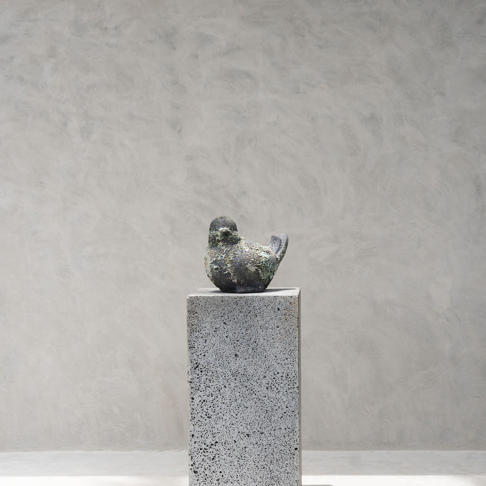 Rugged Bird Sculpture
