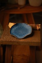 Sapphire Lotus Leaf Plate Big
