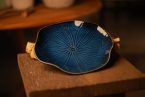 Sapphire Lotus Leaf Plate Small