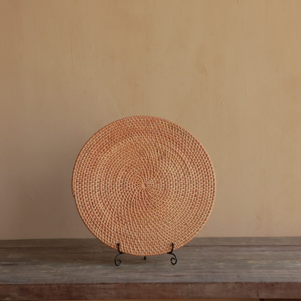 ROUNDED PLACEMAT BROWN