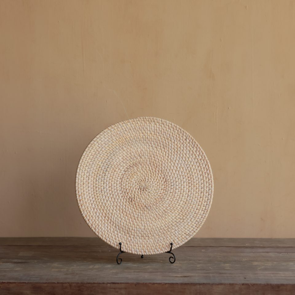 ROUNDED PLACEMAT WHITE