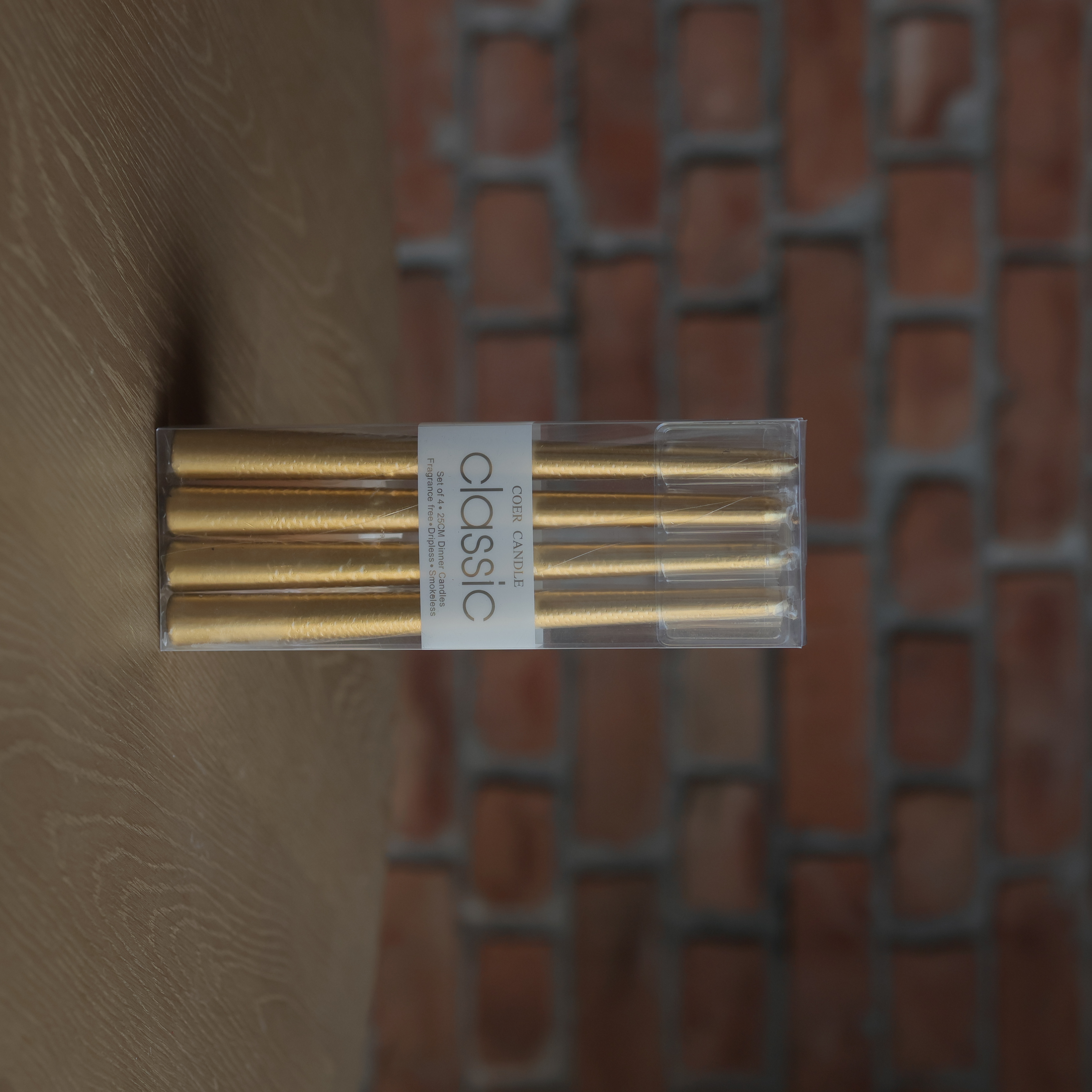 Festive Gold Candles