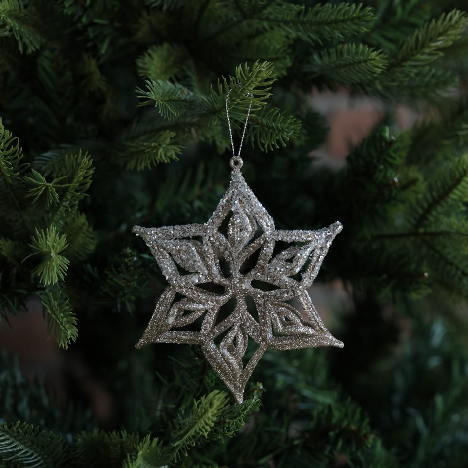 Golden Filigree Star Set of 2