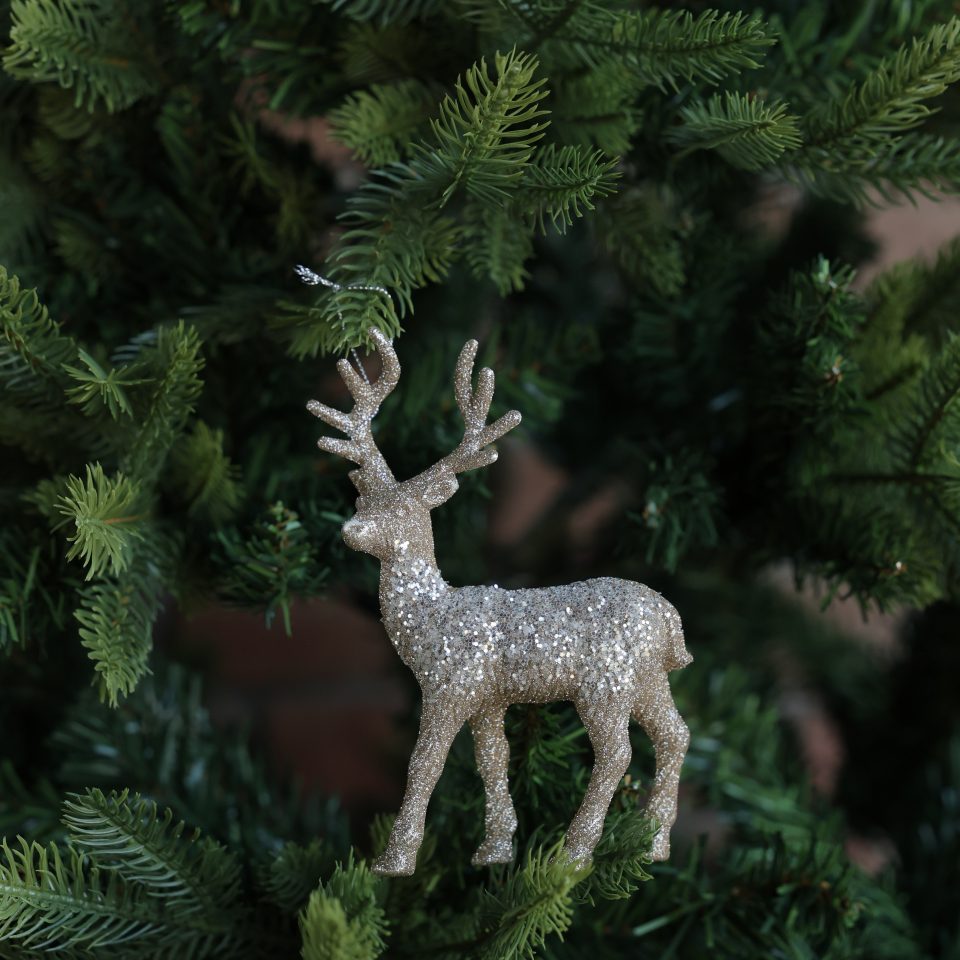 Standing Reindeer Ornament Set of 2