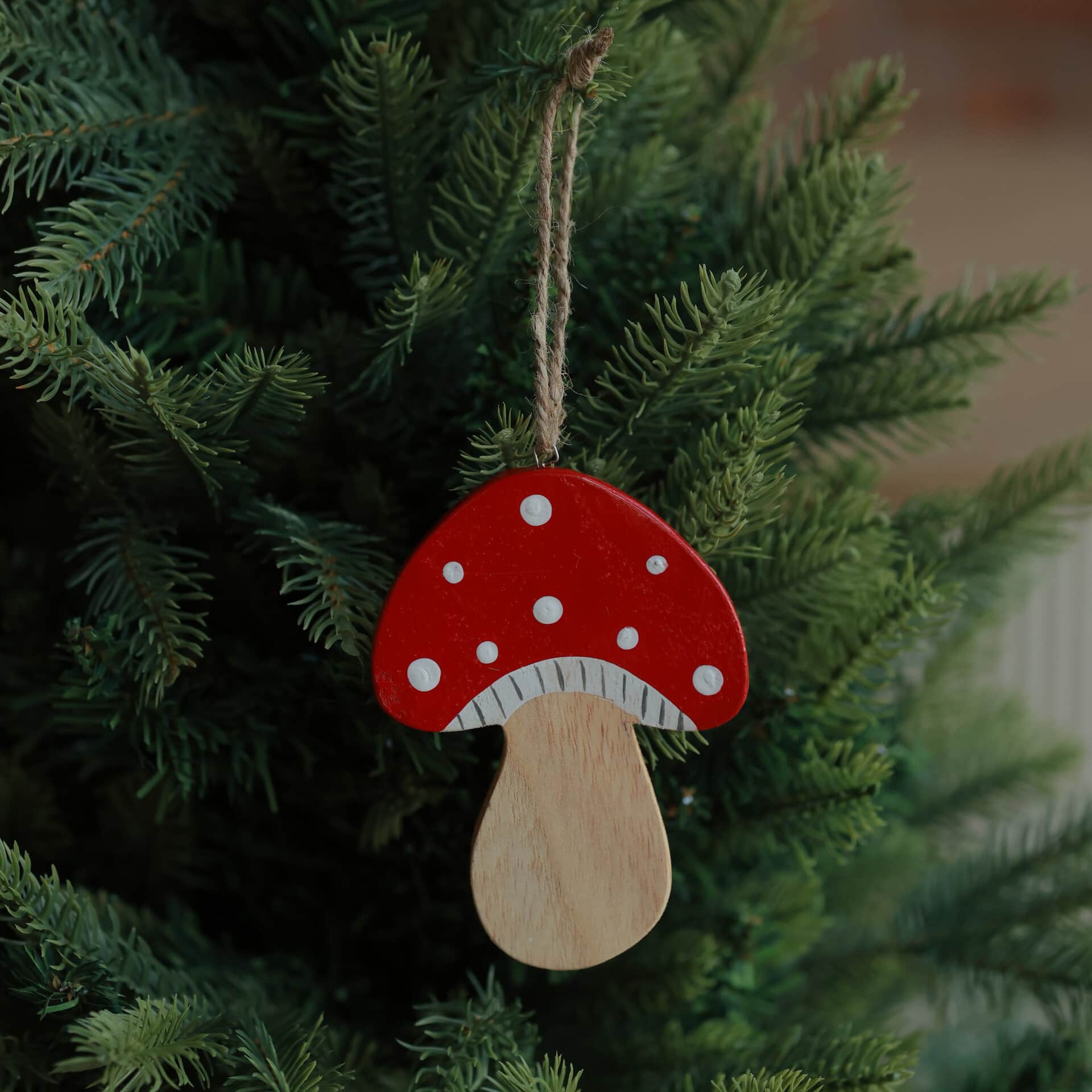 Wooden Winter Mushroom